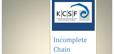 KCSF Incomplete Chain – Policy Brief on Minimum Standards for Public Consultation in Kosovo