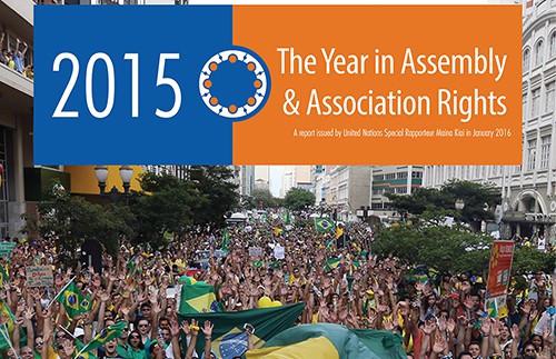 Maina Kiai: The Year 2015 in Assembly & Association Rights
