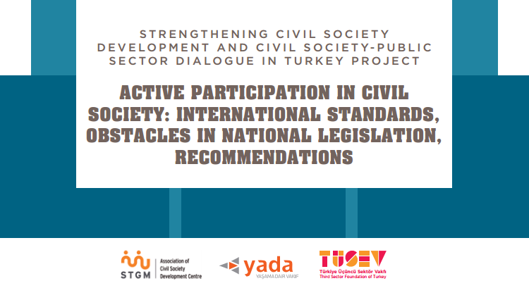 TUSEV New Report: Active Participation in Civil Society