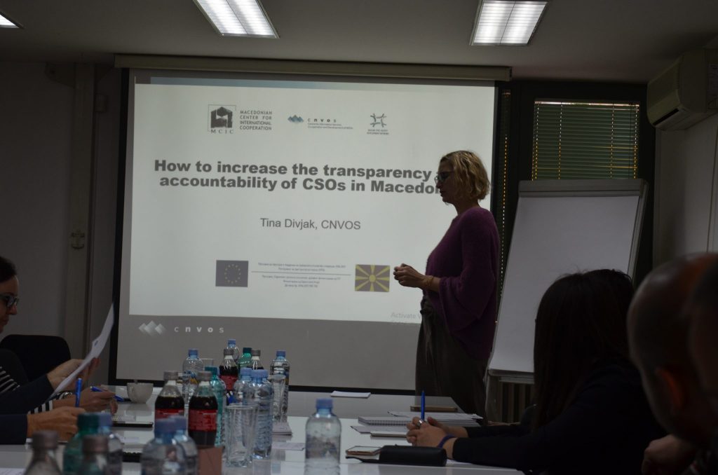 Workshop About Important Aspects of CSO Transparency and Accountability organized by MCIC