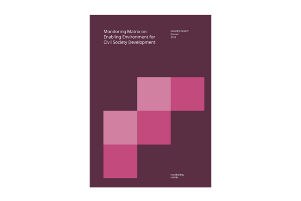 KCSF Published the Monitoring Matrix on Enabling Environment for Civil Society Development (CSDev) Report 2019 for Kosovo