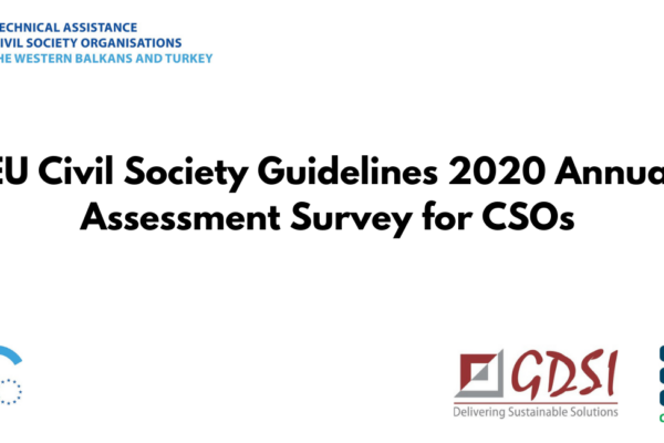 EU Civil Society Guidelines 2020 Annual Assessment Survey for CSOs in Montenegro (Deadline: 16 May 2021)