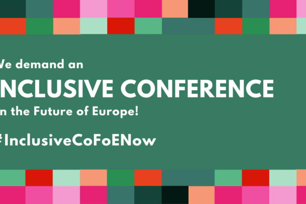 Open letter to Conference Plenary: ensure the inclusion of marginalised communities!