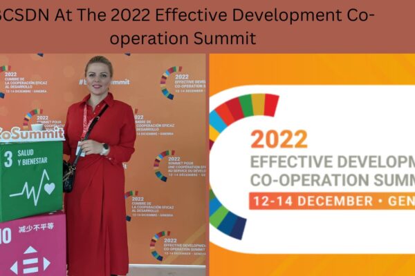BCSDN At The 2022 Effective Development Co-operation Summit