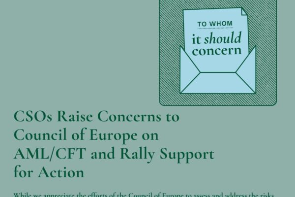 CSOs Raise Concerns to Council of Europe on AML/CFT Report