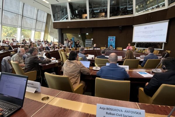 BCSDN at CoE First Exchange of Views with Civil Society