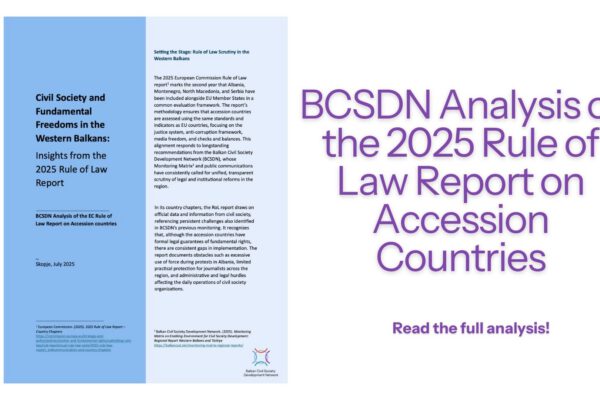 BCSDN Analysis: Key Insights from the 2025 Rule of Law Report