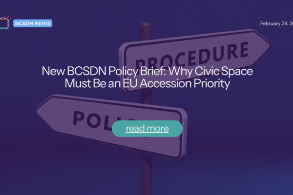 New BCSDN Research: The Missing Lens on Gender Equality in the Western Balkans