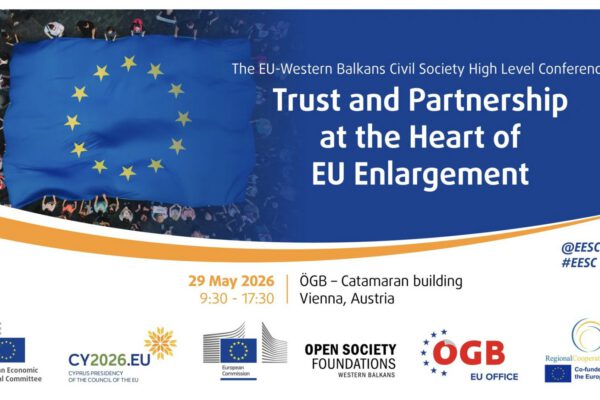 Trust and Partnership at the Heart of EU Enlargement: BCSDN Brings Civil Society Priorities to High-Level EESC Conference